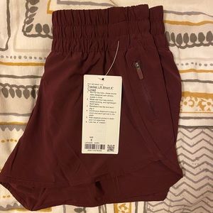 NWT lululemon track short